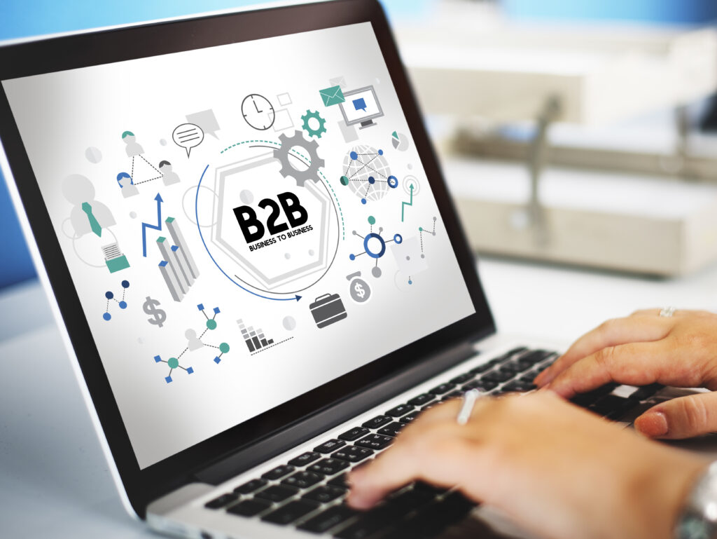 b2b business business corporate connection partnership concept