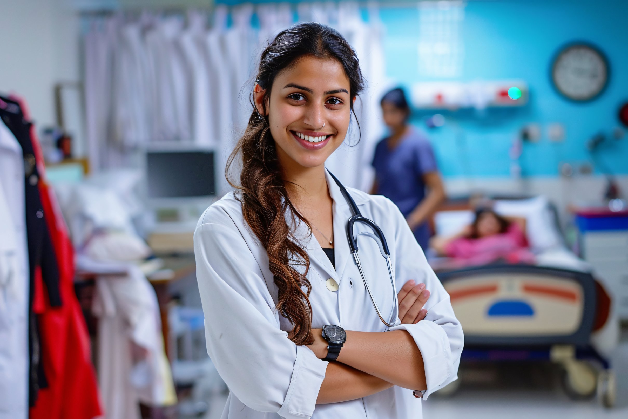 portrait female pediatrician work 1